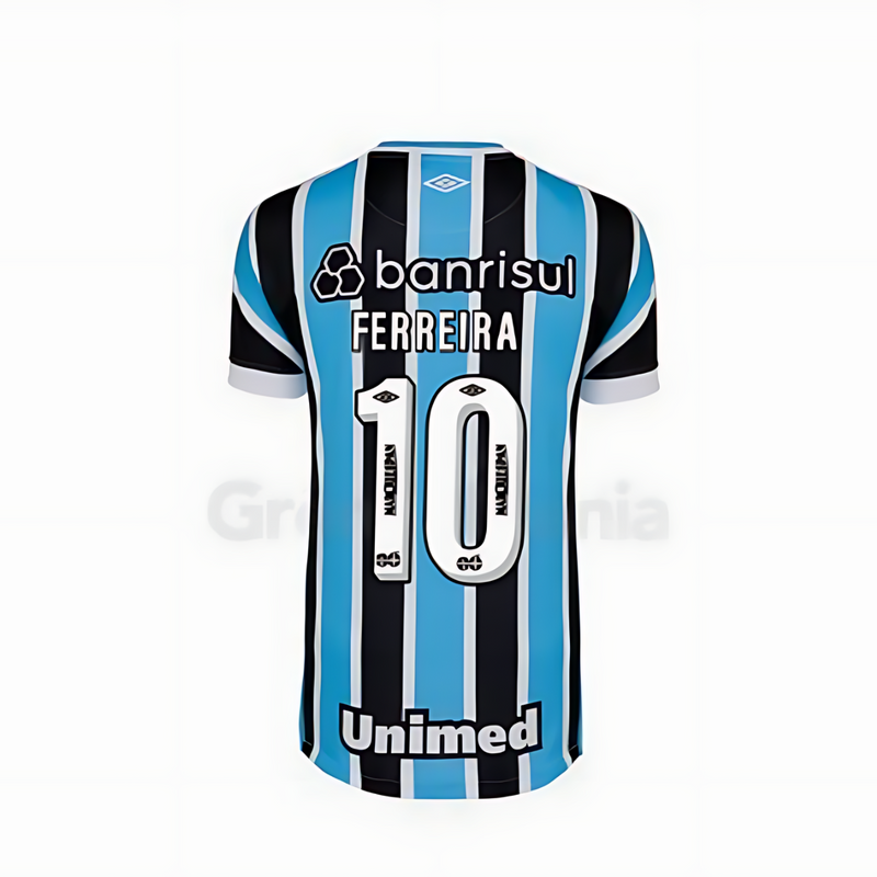 Camisa Grêmio Ferreira I Tricolor Masc. Atleta Umbro 24/25