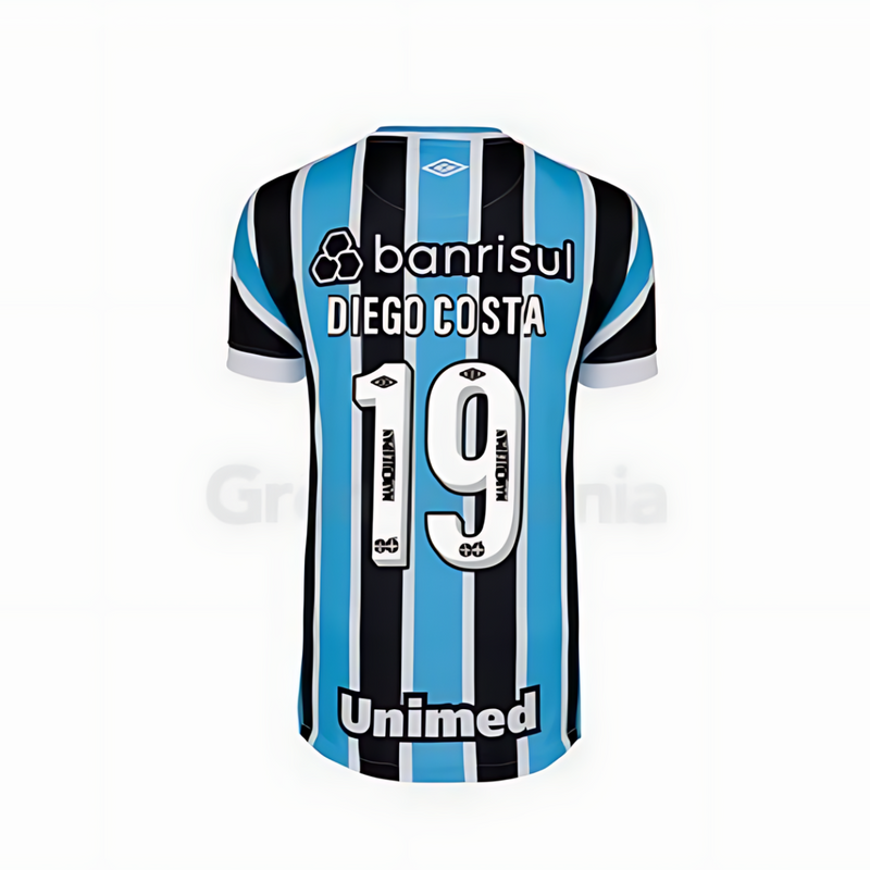 Camisa Grêmio Diego Costa I Tricolor Masc. Atleta Umbro 24/25