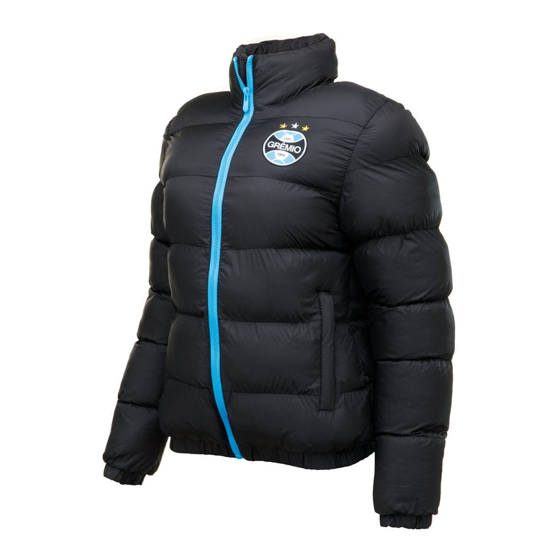 Jaqueta Preta Puffer Feminina