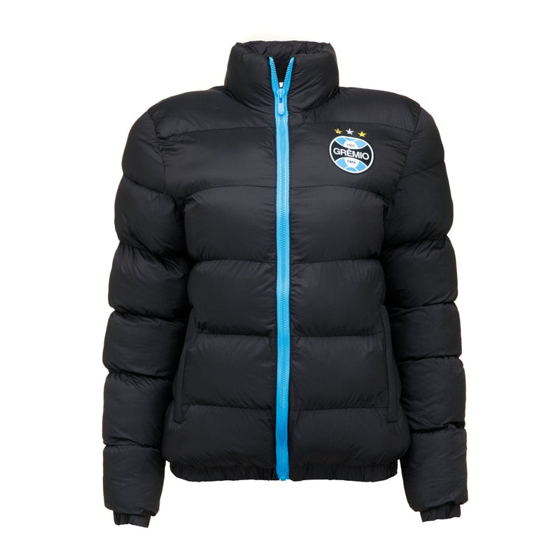 Jaqueta Preta Puffer Feminina