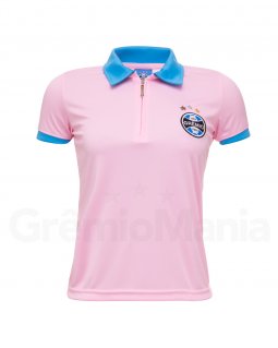 Baby Look Polo Dry Rosa